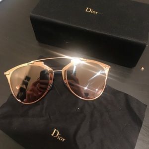 Dior So Real Bronze Round Sunglasses